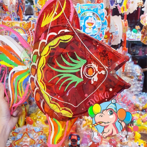 Đèn Trung thu Cá 3 đuôi giấy kiếng 1