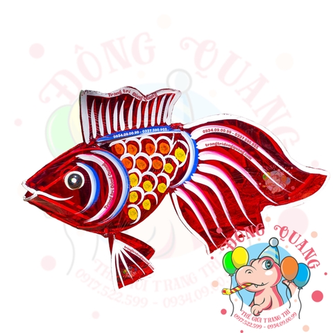 Đèn Trung thu Cá vàng giấy kiếng (cỡ lớn)