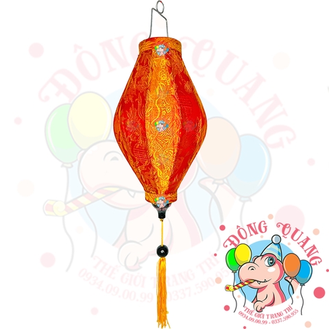 Lồng đèn Hội An vải gấm - dáng na