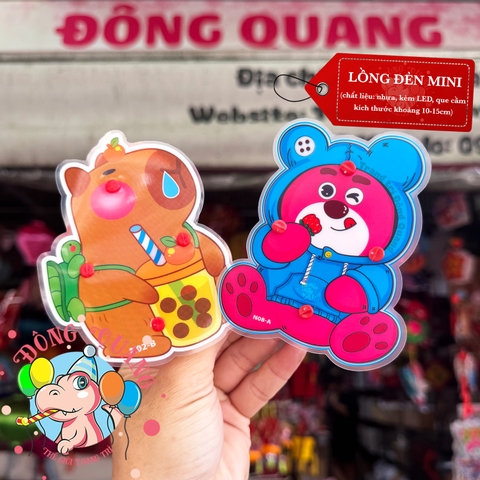 Combo lồng đèn mini nhựa 2 mảnh