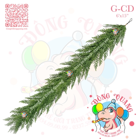 Dây trang trí lá PE nhuyễn