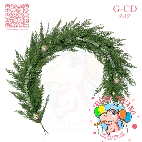 Dây trang trí lá PE nhuyễn