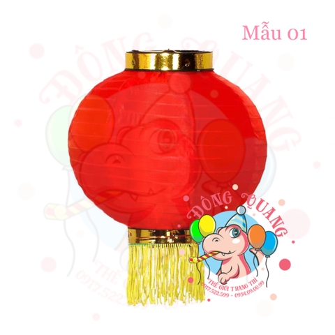 Lồng đèn vải tròn (cặp)