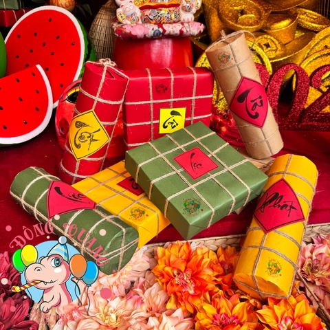 Bánh chưng, bánh tét mô hình