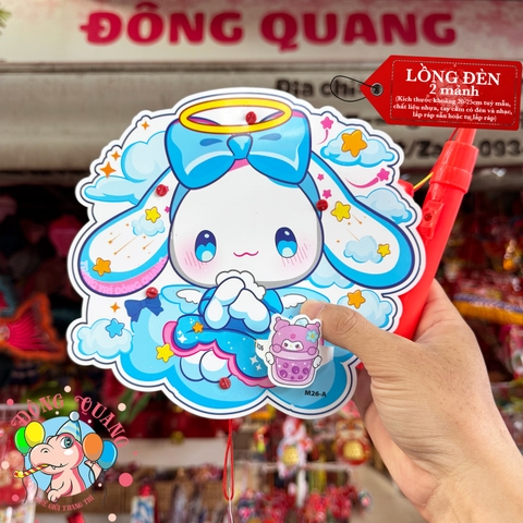 Đèn Trung thu nhựa 2 mảnh SS