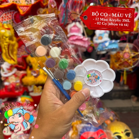 Bộ kit làm lồng đèn Trung thu khung tre giấy kiếng (30-60cm)