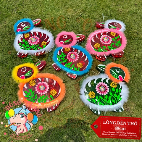 Đèn Trung thu Thỏ giấy kiếng