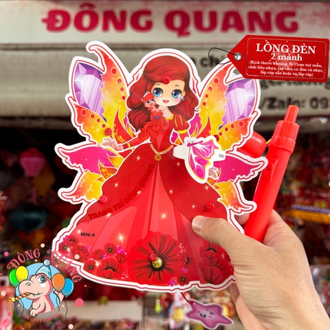 Đèn Trung thu nhựa 2 mảnh SS