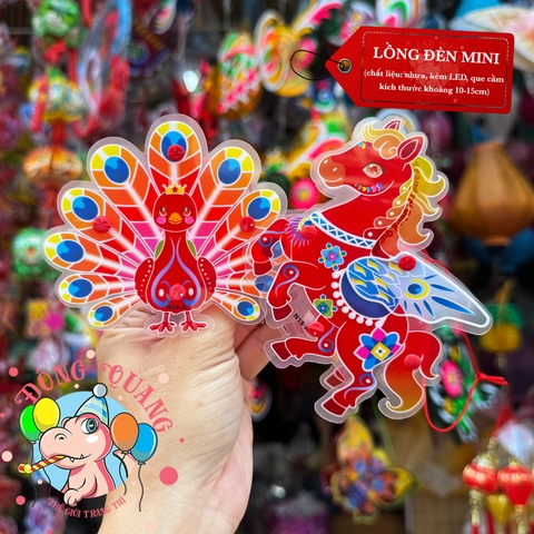 Combo lồng đèn mini nhựa 2 mảnh