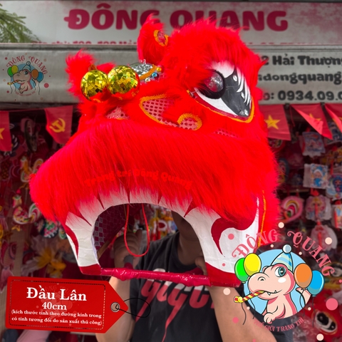 Đầu lân cho trẻ em (lông dài)