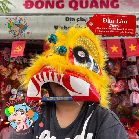 Đầu lân cho trẻ em (lông dài)
