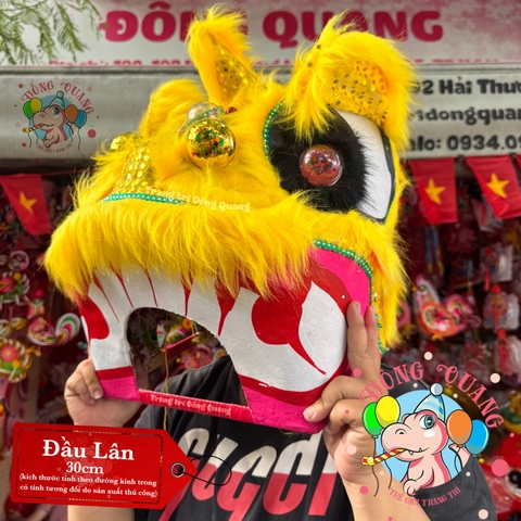 Đầu lân cho trẻ em (lông dài)
