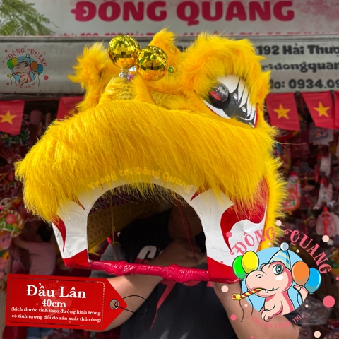 Đầu lân cho trẻ em (lông dài)