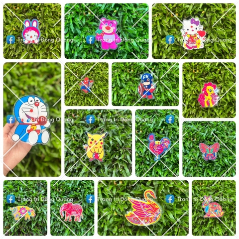 Combo lồng đèn mini nhựa 2 mảnh