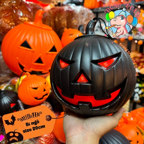 Bí ngô Halloween có nắp