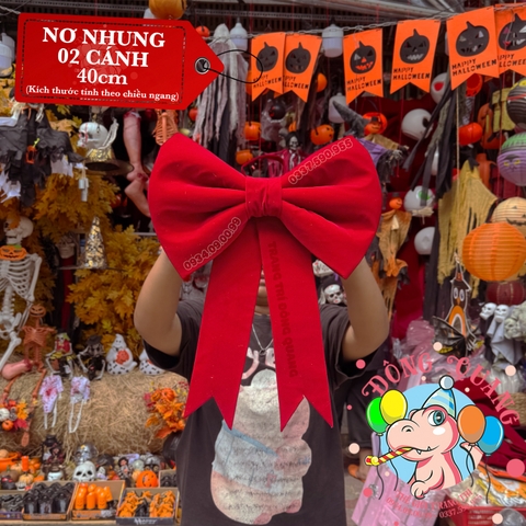 Nơ Vải Nhung Đỏ (20-150cm)