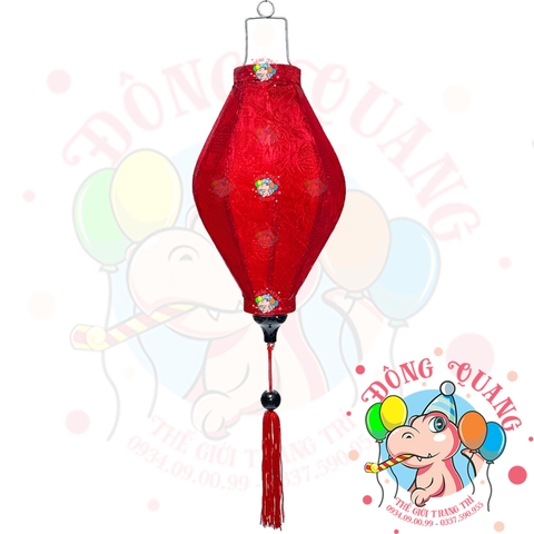 Lồng đèn Hội An vải gấm - dáng na