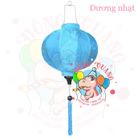 Lồng đèn Hội An vải gấm - dáng tròn