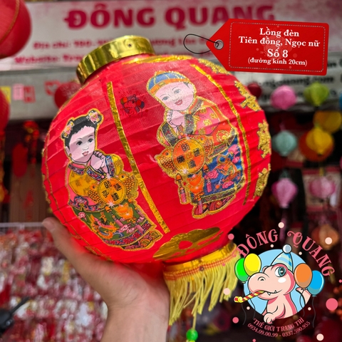 Lồng đèn vải tròn - Tiên Đồng Ngọc Nữ