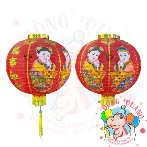 Lồng đèn vải tròn - Tiên Đồng Ngọc Nữ