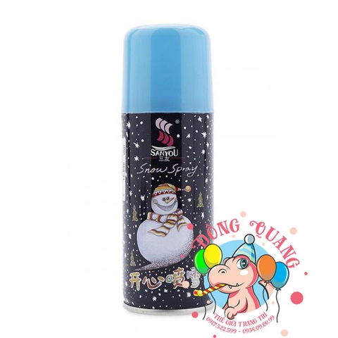 Bình xịt tuyết (tan, không tan)
