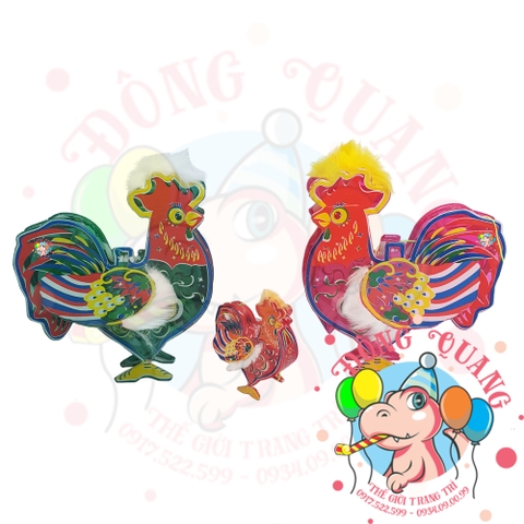 Đèn Trung thu giấy kiếng khung nhựa lớn 25cm