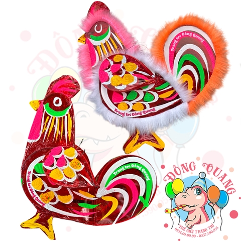 Đèn Trung thu Gà giấy kiếng