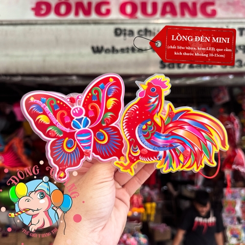 Combo lồng đèn mini nhựa 2 mảnh