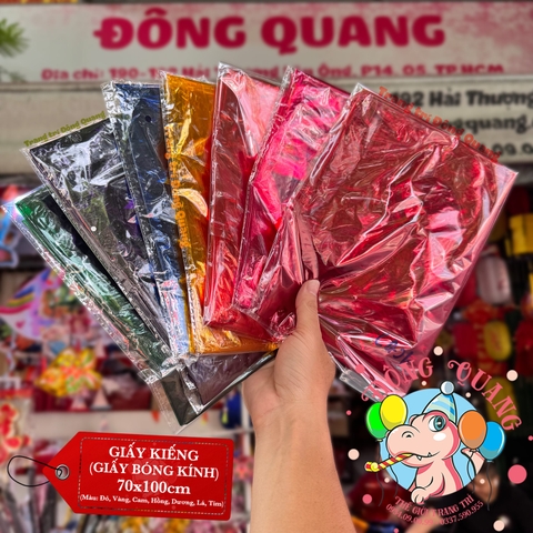 Giấy kiếng thủ công (70x100cm, 80x120cm)