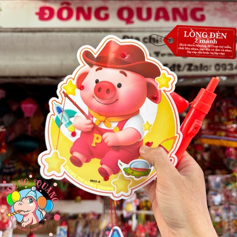 Đèn Trung thu nhựa 2 mảnh SS