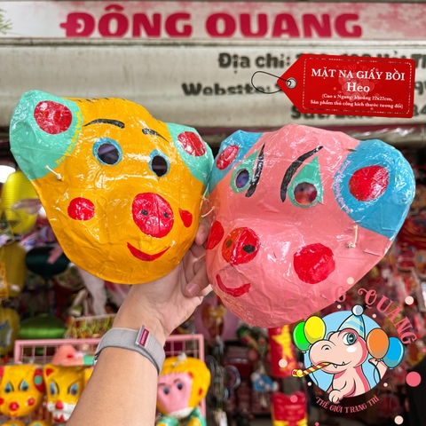 Mặt nạ giấy bồi truyền thống