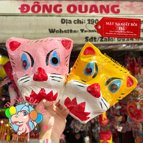 Mặt nạ giấy bồi truyền thống