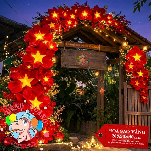 Hoa đỏ sao vàng Việt Nam