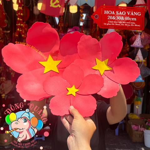 Hoa đỏ sao vàng Việt Nam