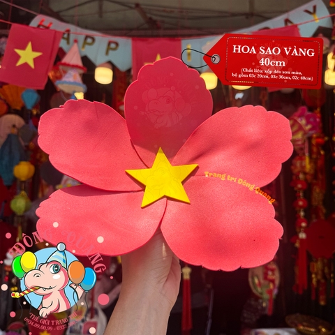 Hoa đỏ sao vàng Việt Nam