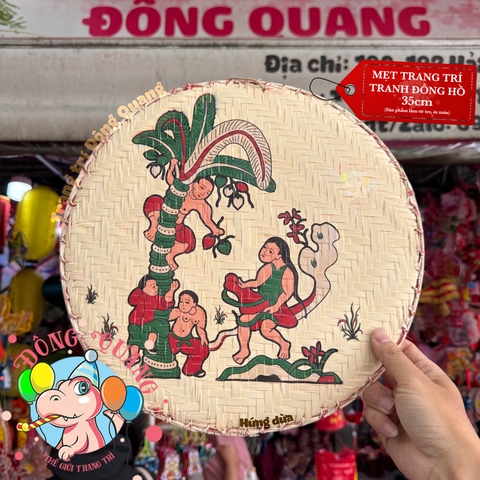 Mẹt tre vẽ trang trí 40cm