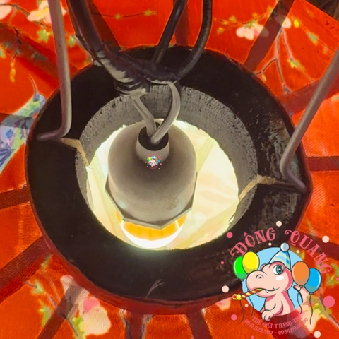 Bóng đèn LED gắn lồng đèn Hội An