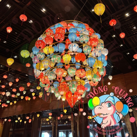 Bóng đèn LED gắn lồng đèn Hội An
