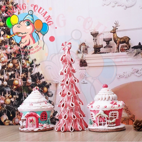 Cây thông kẹo, nhà bánh kem