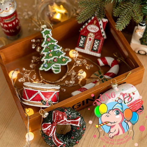 Phụ kiện treo cây thông cao cấp (18 mẫu)