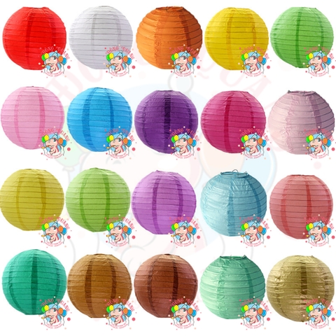 Lồng đèn vải tròn trơn