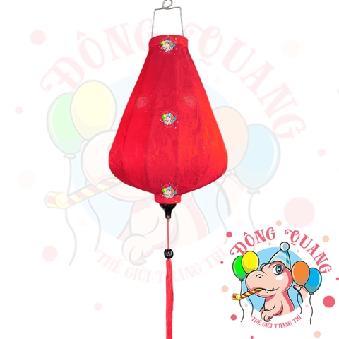 Lồng đèn Hội An vải gấm - dáng kim cương