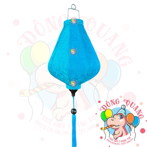 Lồng đèn Hội An vải gấm - dáng kim cương