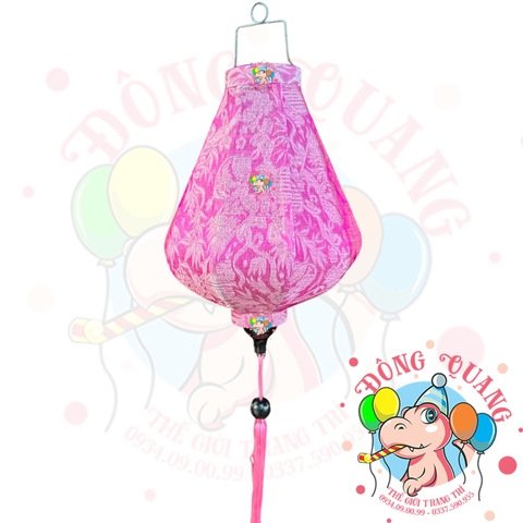 Lồng đèn Hội An vải gấm - dáng kim cương