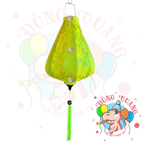 Lồng đèn Hội An vải gấm - dáng kim cương