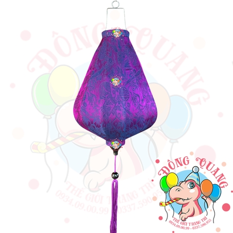 Lồng đèn Hội An vải gấm - dáng kim cương