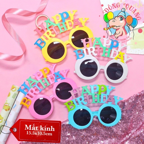 Mắt kính Happy birthday
