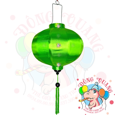 Lồng đèn Hội An vải phi bóng - dáng tròn (treo ngoài trời)