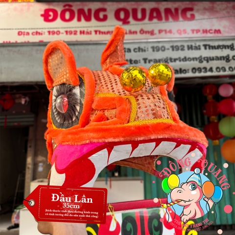 Đầu lân cho trẻ em (lông ngắn)