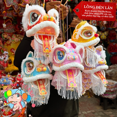 Lồng Đèn Lân Sư Nhựa Lắp Ráp